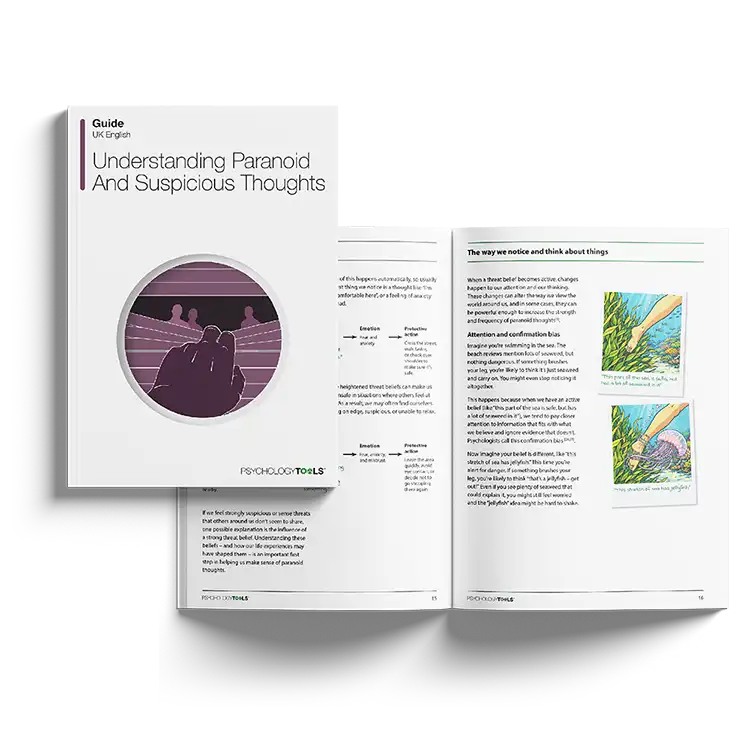Psychology Tools Resource: Understanding Paranoid And Suspicious Thoughts