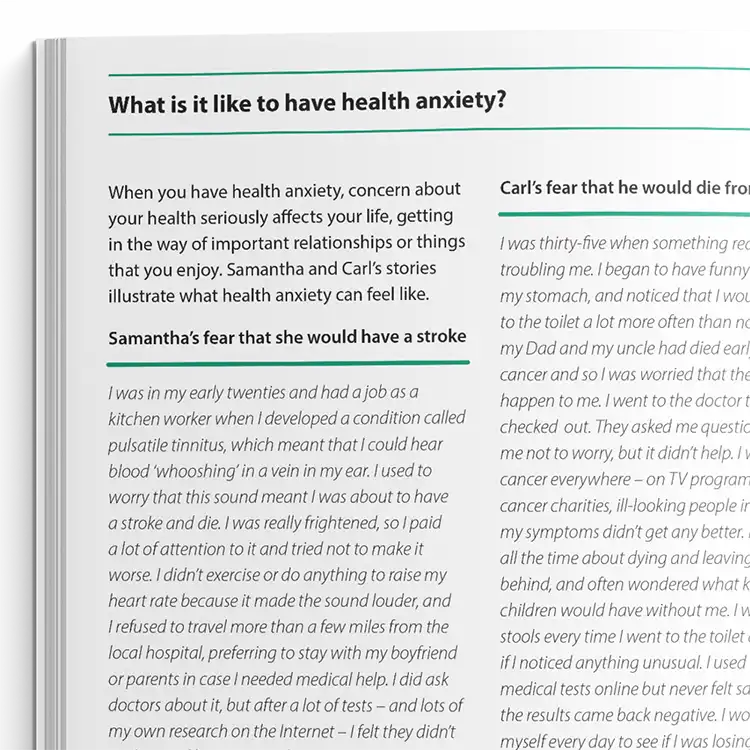 Psychology Tools Resource: Understanding Health Anxiety