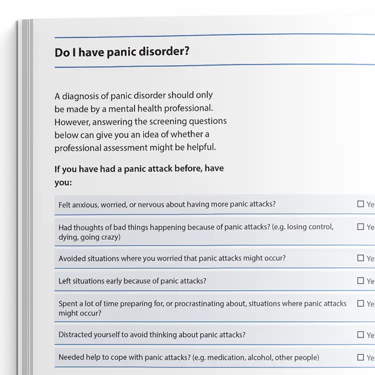 Psychology Tools Resource: Understanding Panic