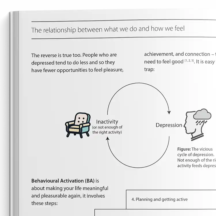 Psychology Tools Resource: Using Behavioral Activation To Overcome Depression