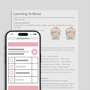 Psychology Tools resource: Learning To Relax (CYP)