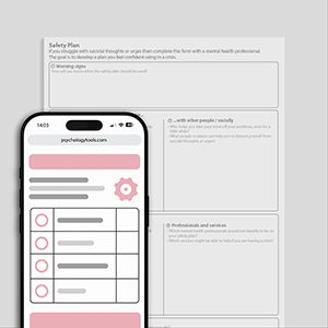 Psychology Tools resource: Safety Plan
