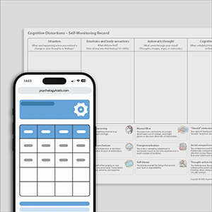 Cognitive Distortions – Self-Monitoring Record