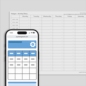 Psychology Tools resource: Fatigue Activity Diary