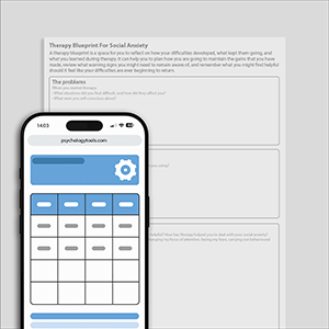 Psychology Tools resource: Therapy Blueprint For Social Anxiety