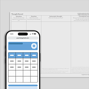 Psychology Tools resource: Thought Record (Considered Response)
