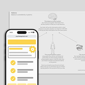 Psychology Tools resource: Balance