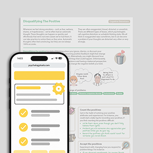 Psychology Tools resource: Disqualifying The Positive