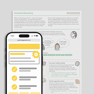 Psychology Tools resource: Emotional Reasoning