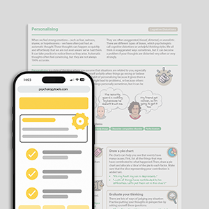 Psychology Tools resource: Personalizing