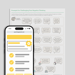 Psychology Tools resource: Prompts For Challenging Your Negative Thinking