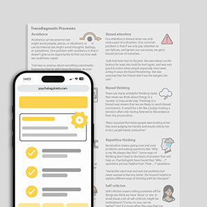 Psychology Tools resource: Transdiagnostic Processes