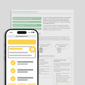 Psychology Tools resource: What Is Social Anxiety Disorder?
