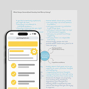 Psychology Tools resource: What Keeps Generalized Anxiety And Worry Going?