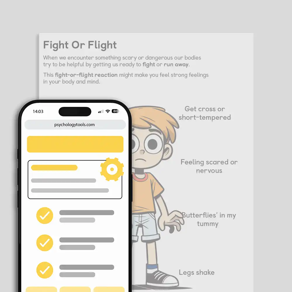 Psychology Tools resource: Fight or Flight (CYP)