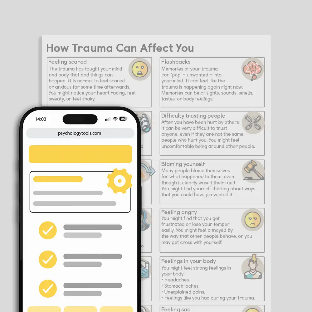 Psychology Tools resource: How Trauma Can Affect You (CYP)