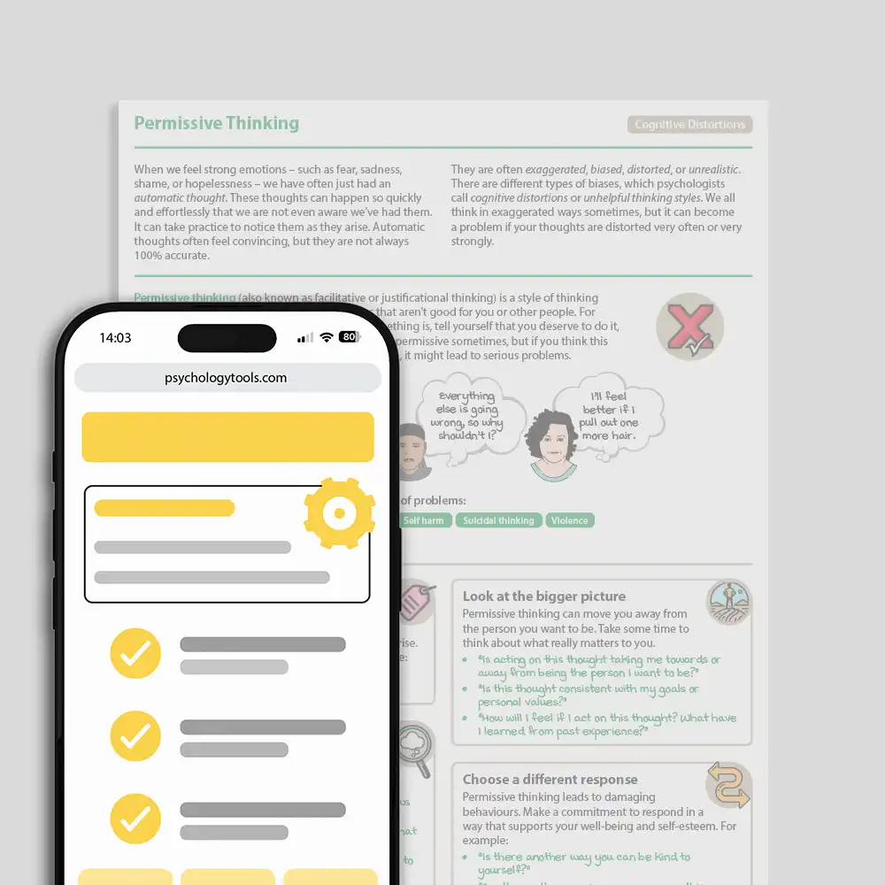 Psychology Tools resource: Permissive Thinking