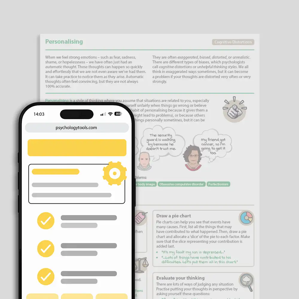 Psychology Tools resource: Personalizing