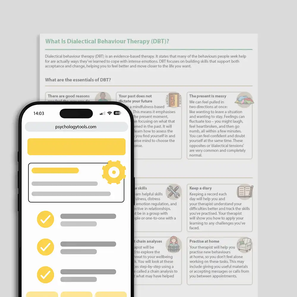 Psychology Tools resource: What Is Dialectical Behavior Therapy (DBT)?