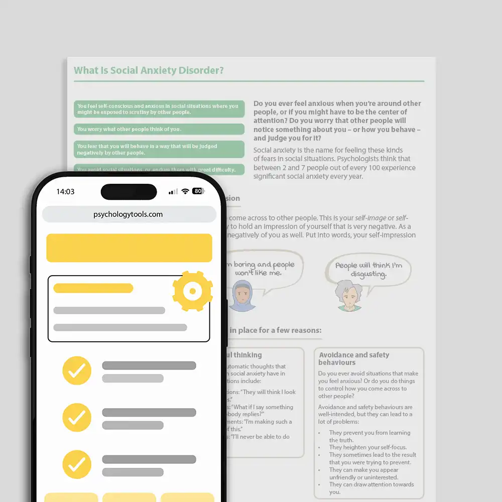 Psychology Tools resource: What Is Social Anxiety Disorder?