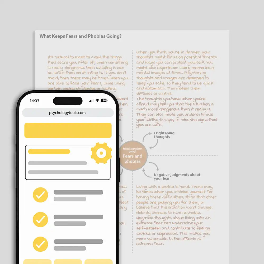 Psychology Tools resource: What Keeps Fears And Phobias Going?