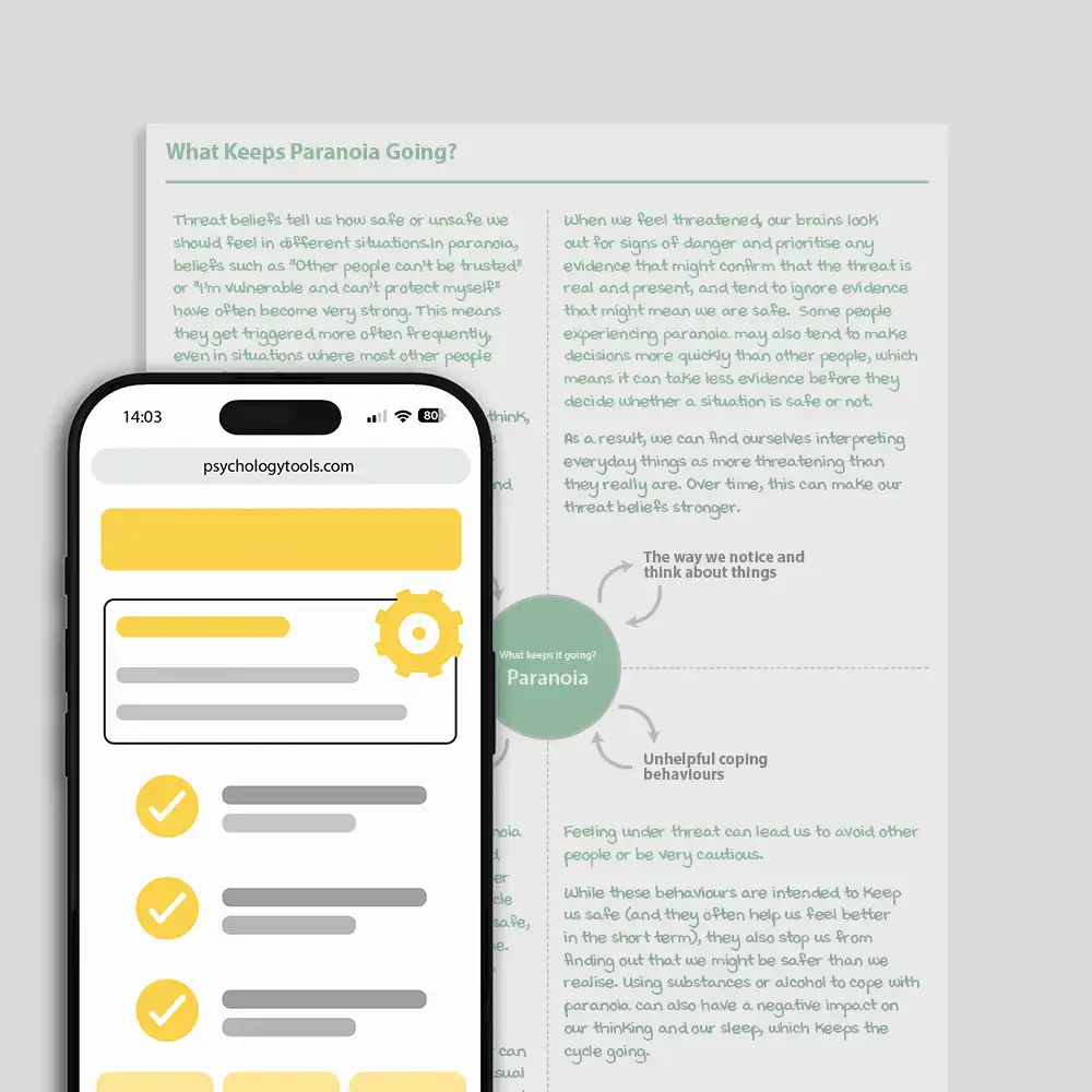 Psychology Tools Resource: What Keeps Paranoia Going?