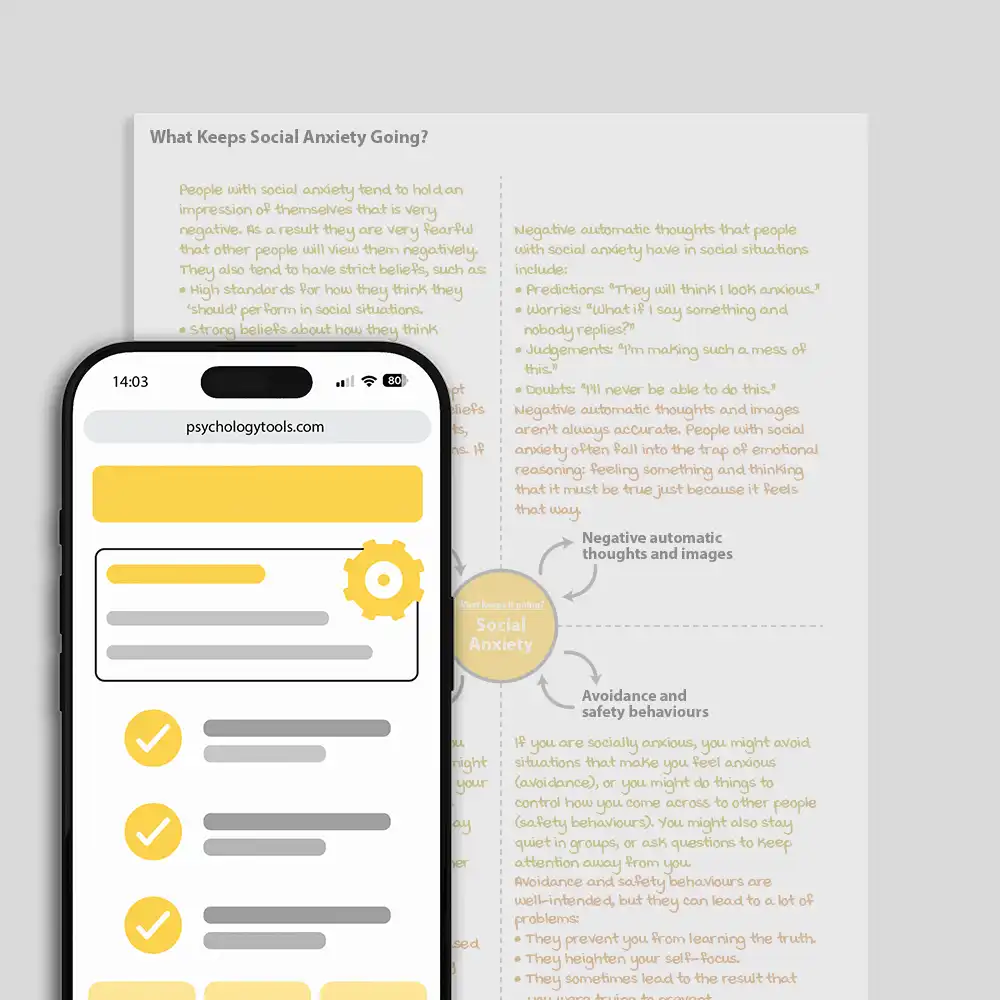 Psychology Tools resource: What Keeps Social Anxiety Going?