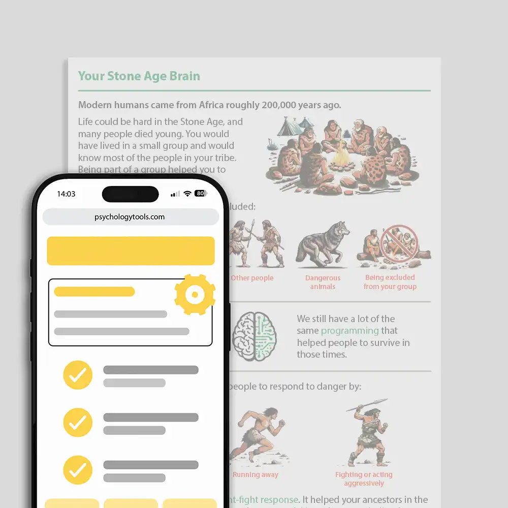 Psychology Tools resource: Your Stone Age Brain (CYP)
