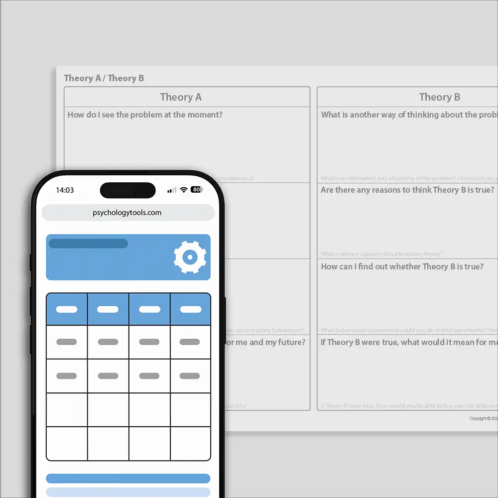 Psychology Tools resource: Theory A / Theory B