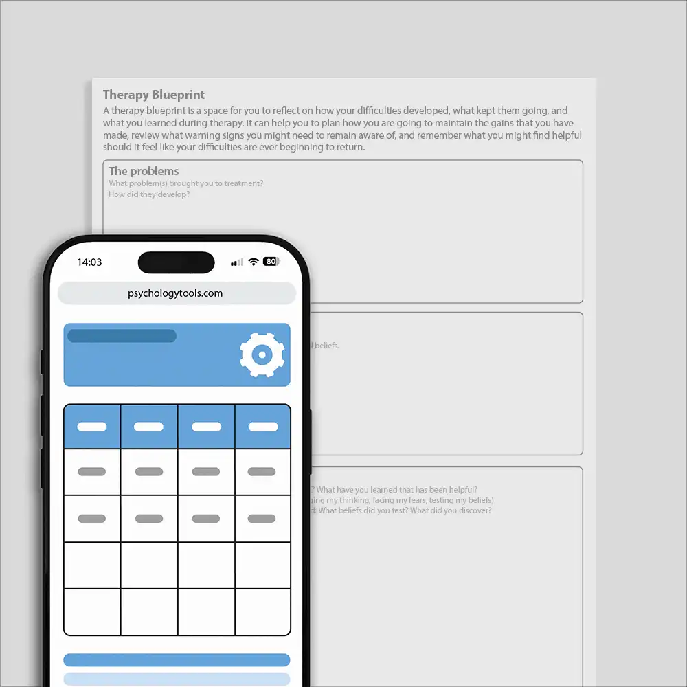 Psychology Tools resource: Therapy Blueprint (Universal)